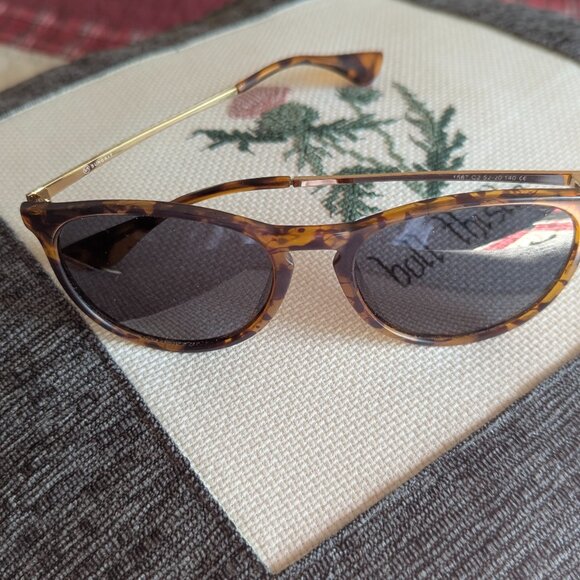 SUNGAIT 1567 C2 52-20 140 Sunglasses Tortoise & Gold Frame Women's - Picture 1 of 6